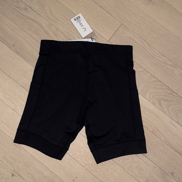 ASRV Men’s Workout Tight Shorts Size M Black - Picture 2 of 2